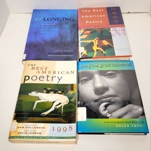 Poetry Books Lot of Four Ex-Library Books Excellent Condition